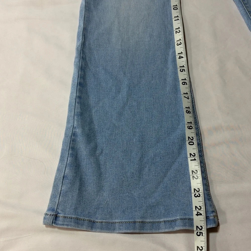 Wonder nations girls flare pull on jeans size 10/12 large